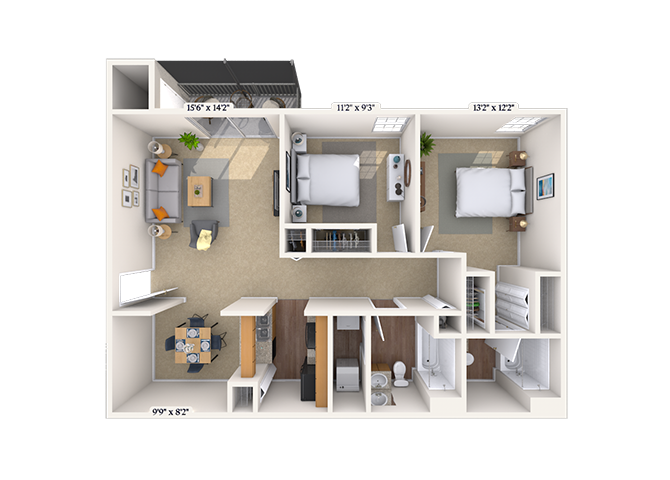 The Belmont floor plan