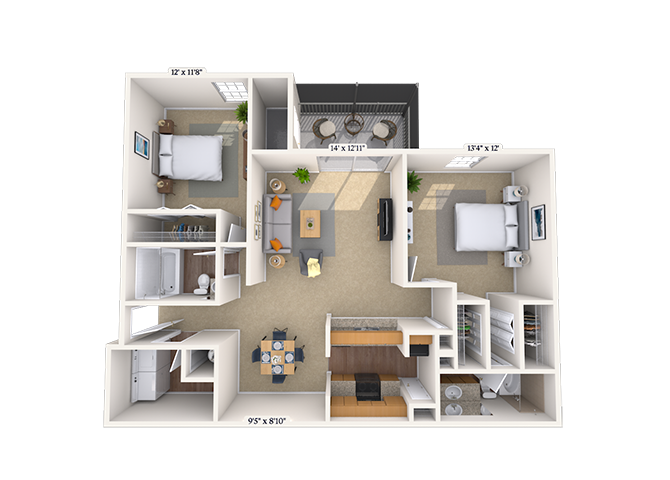 The Preakness floor plan