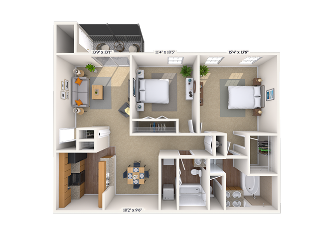 The Woodward I floor plan