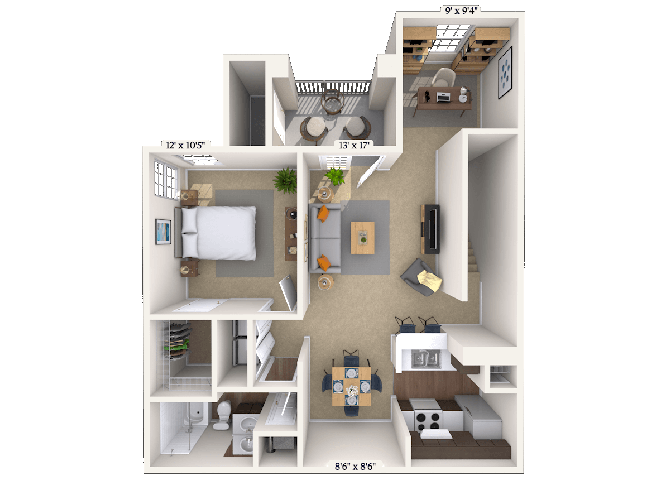 A2 floor plan