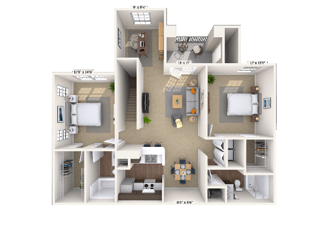 B2 floor plan
