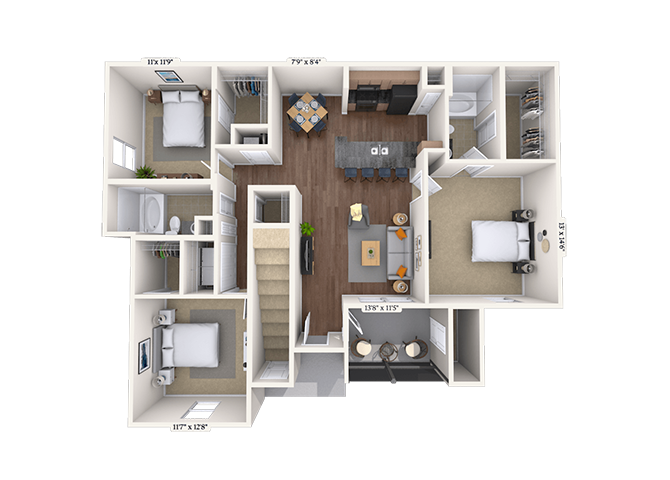 3 Bed/2 Bath