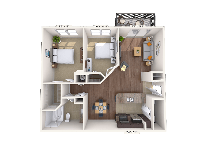 Amelia floor plan