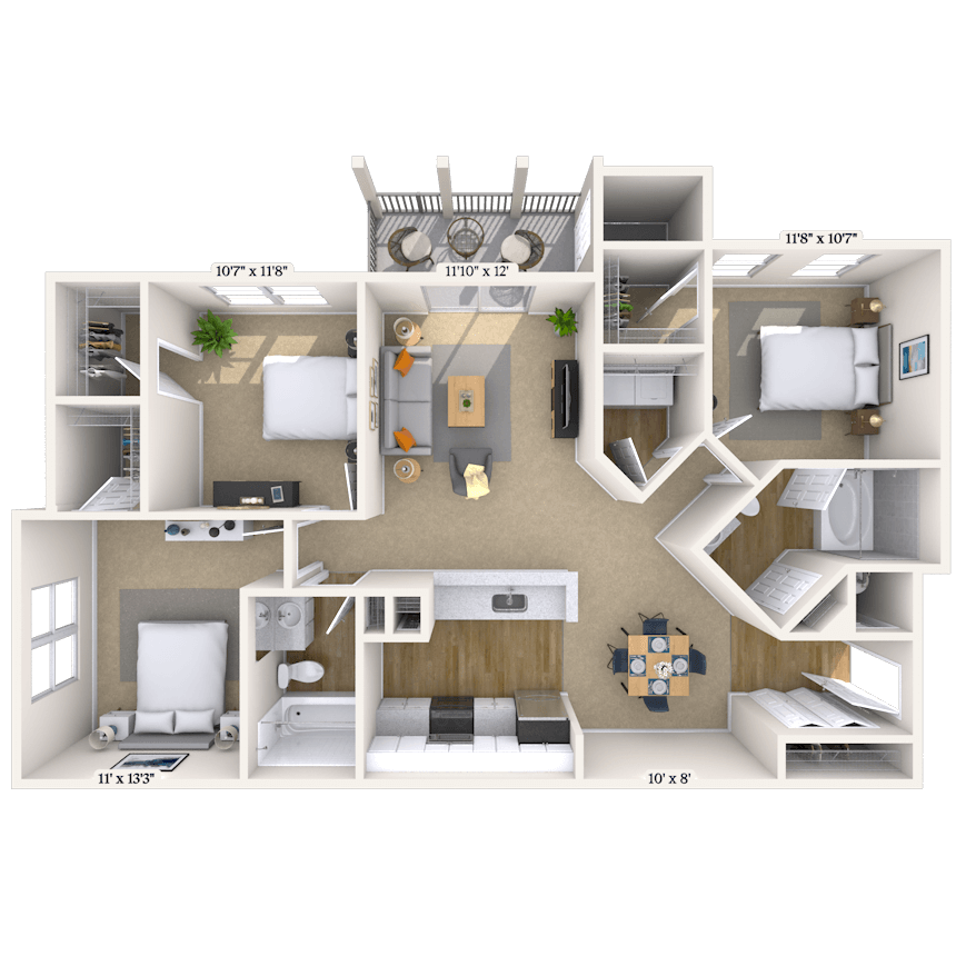 3 Bed/2 Bath