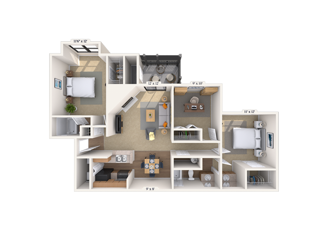The Windward floor plan