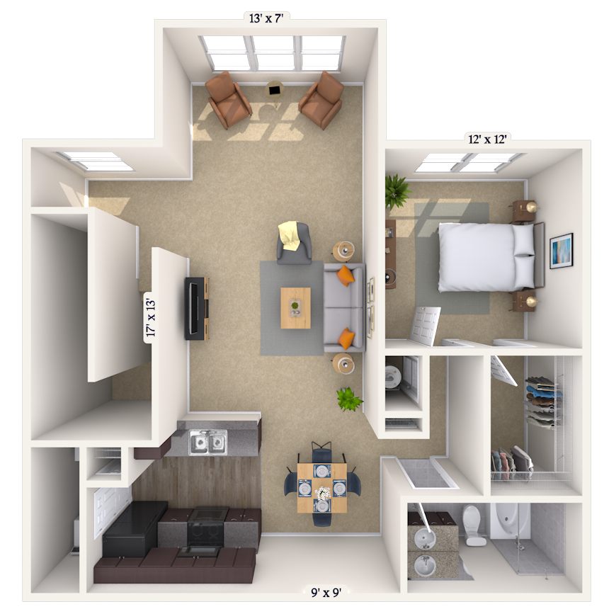 Mustang floor plan