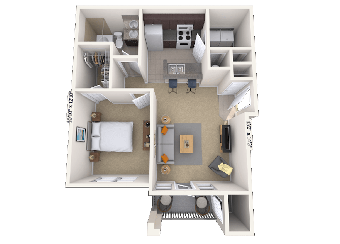 The Victorian floor plan
