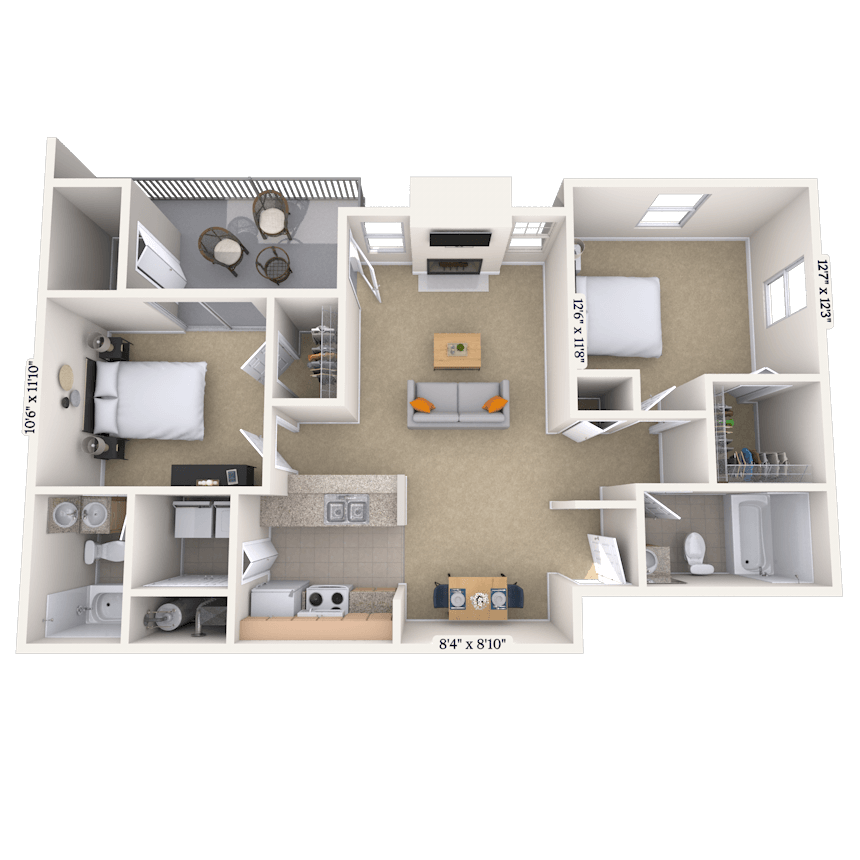The Magnolia floor plan