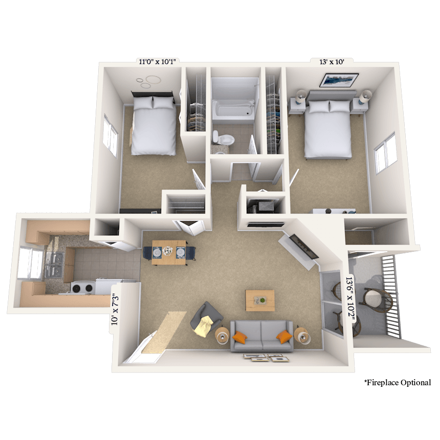 The Willow floor plan