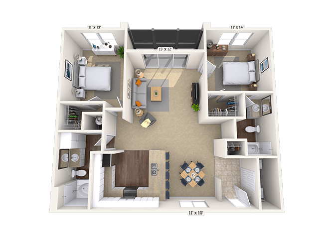 Sanibel Light floor plan