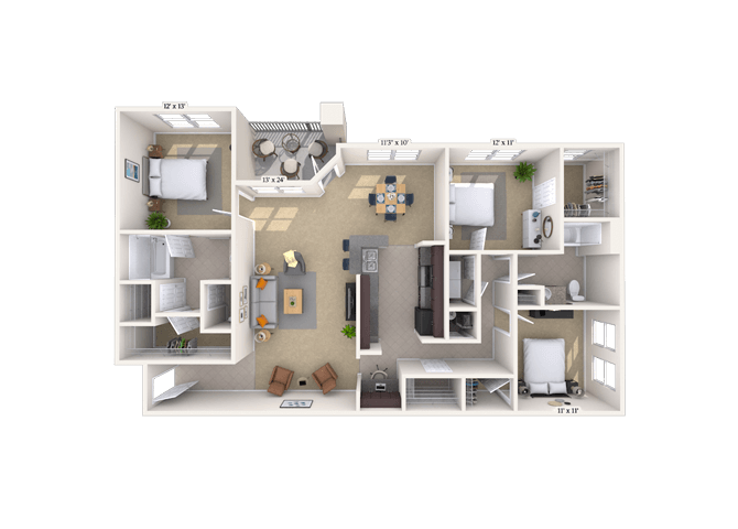 3 Bed/2 Bath