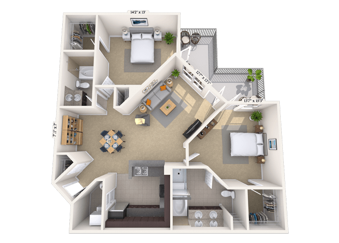 Madras floor plan