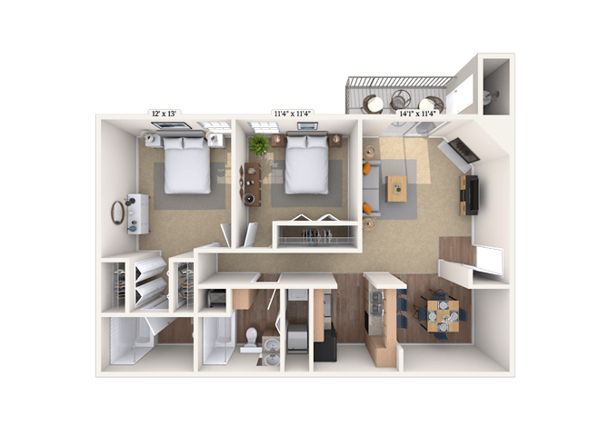 The  Belmont floor plan