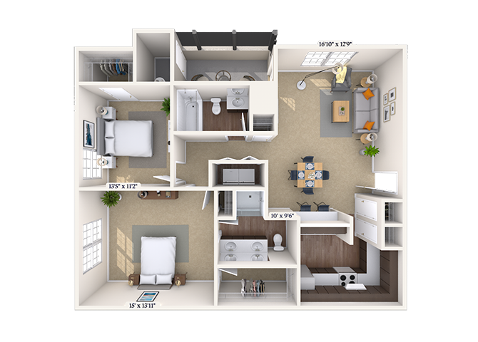 The Belmont floor plan