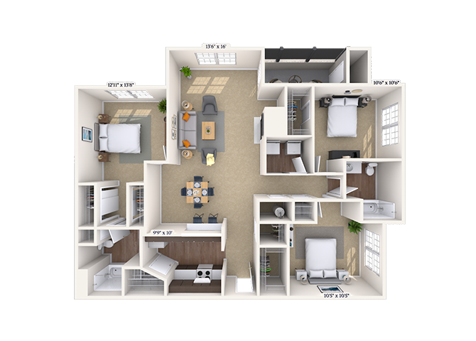 The Triple Crown floor plan