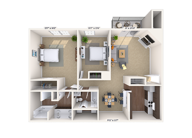 The Woodward floor plan