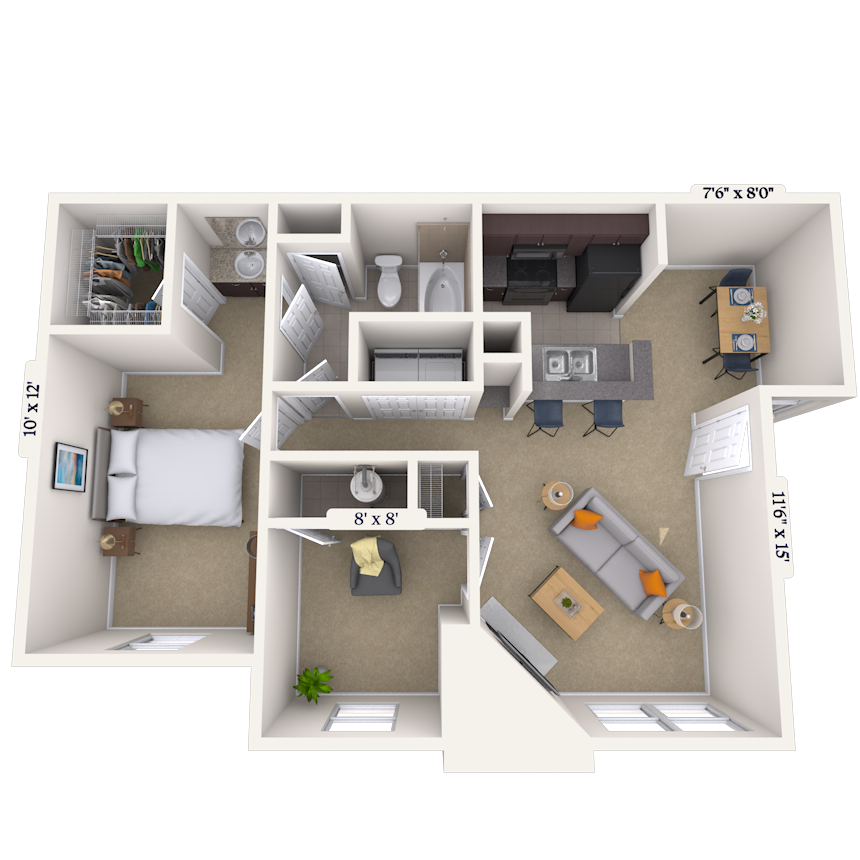 The Lake Placid floor plan