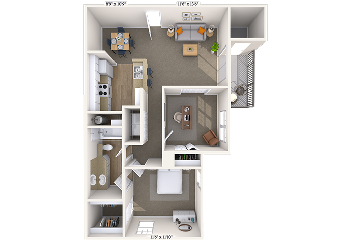 The Camelia floor plan