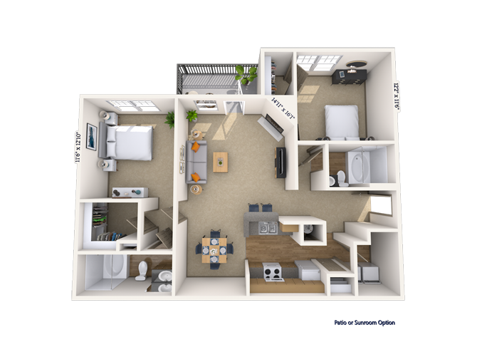 Mossy Oak floor plan