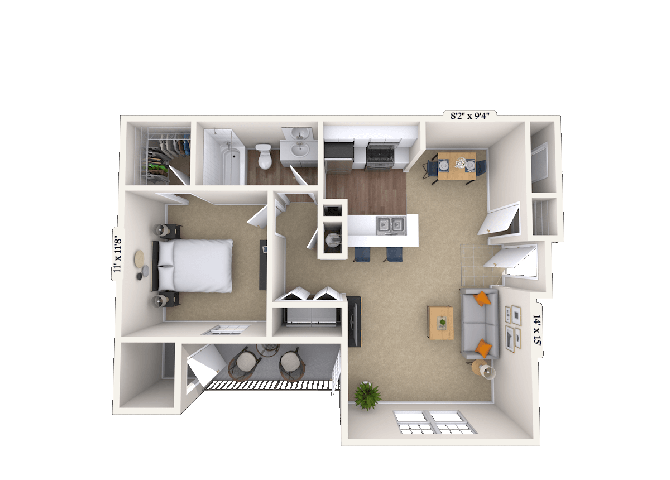 The Astor floor plan
