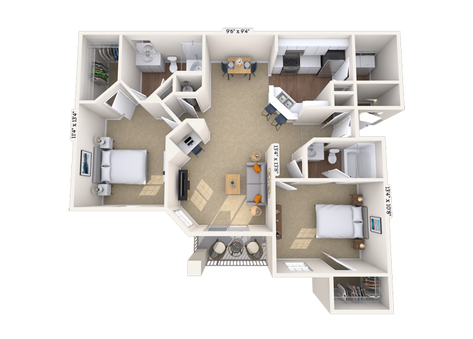 The Clairmont floor plan
