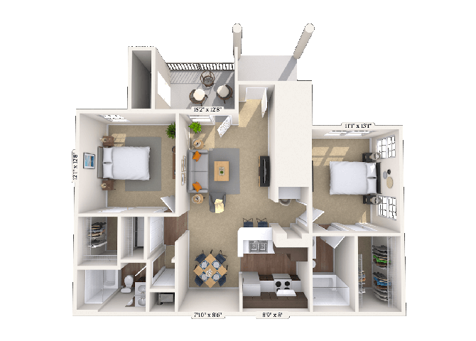 22B floor plan