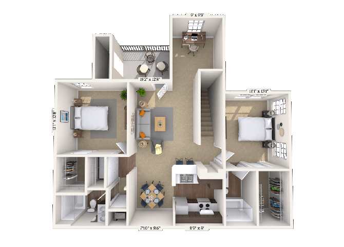 22C floor plan