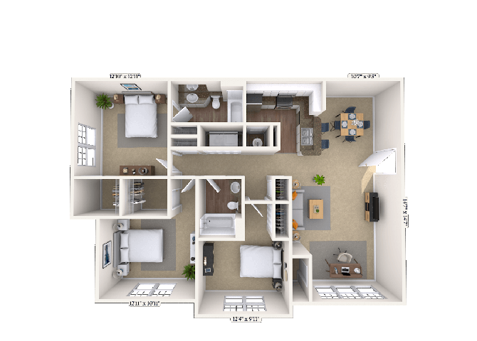 3 Bed/2 Bath