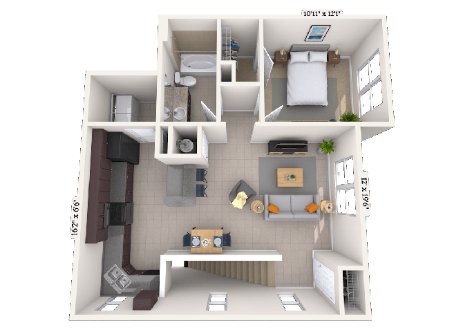 11C floor plan