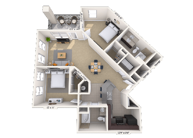 22B floor plan