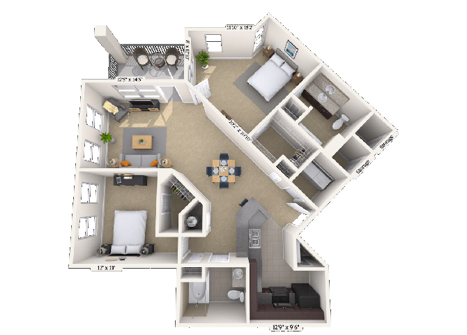22C floor plan