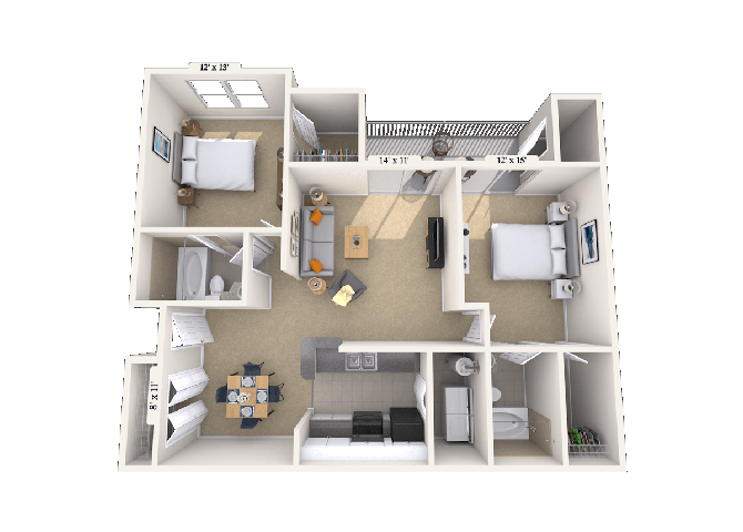 22C floor plan