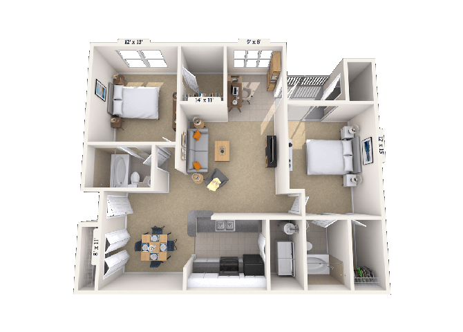 22D floor plan