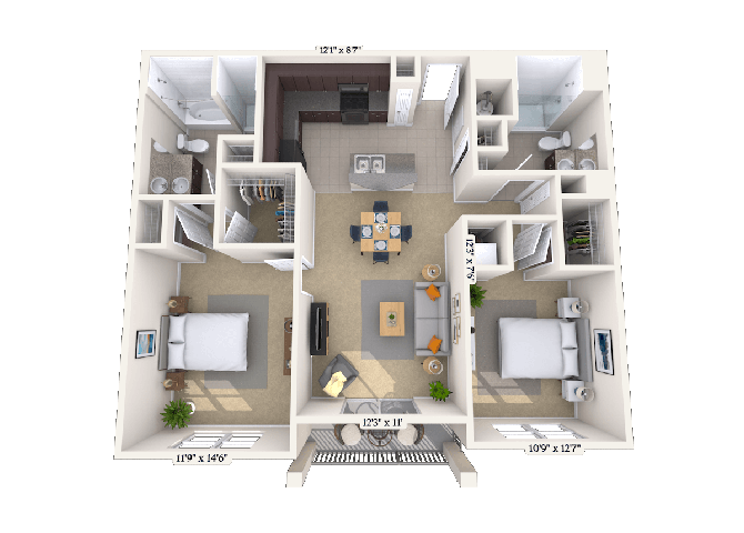 The Hanover floor plan