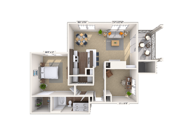 11C floor plan