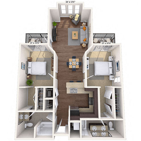 Sussex II floor plan