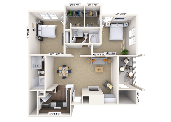 22B floor plan
