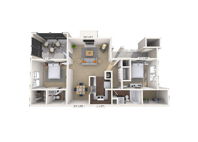 Buck II floor plan
