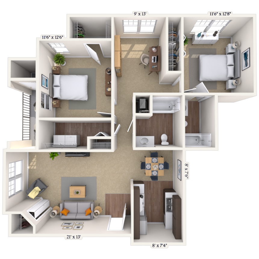 22C floor plan