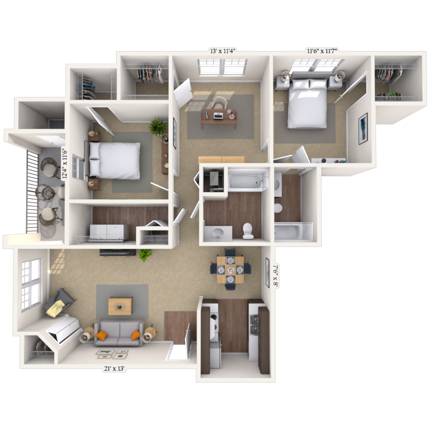 22D floor plan