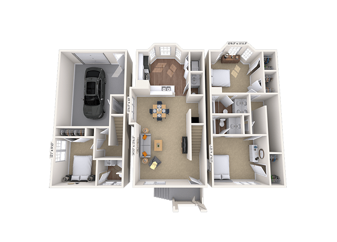 3T floor plan