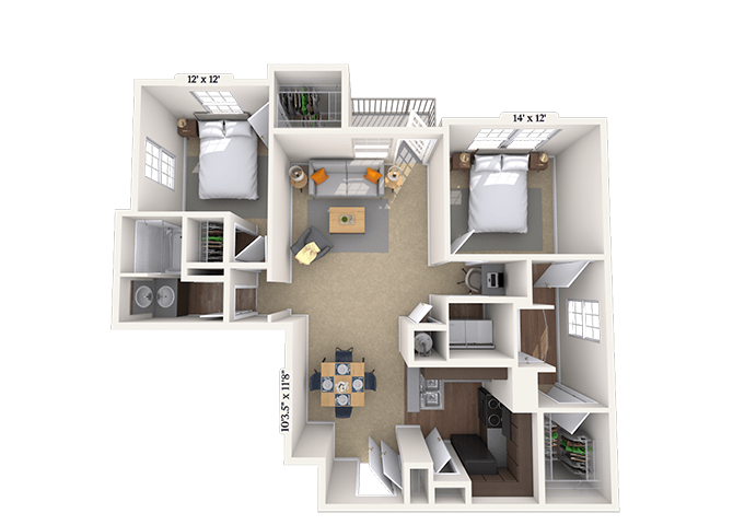 22B floor plan