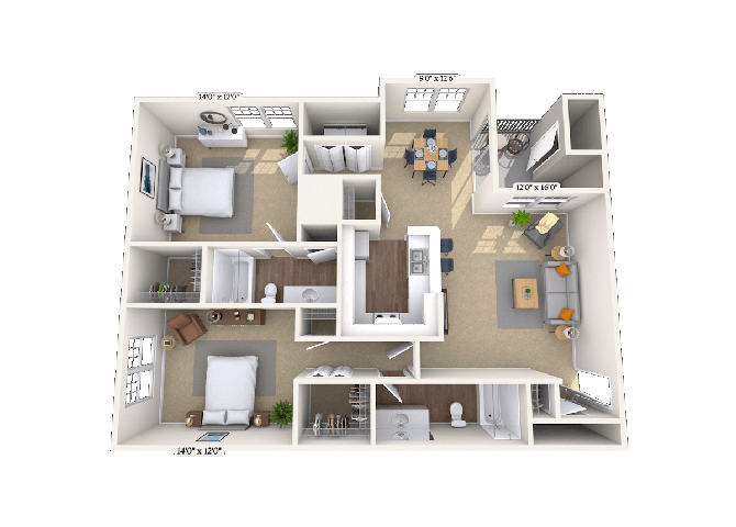 The Biltmore floor plan