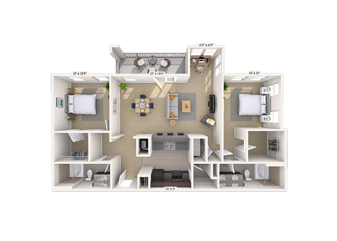 The Doral floor plan