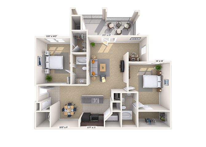 The Monarch floor plan