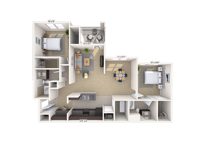 The Scottsdale floor plan