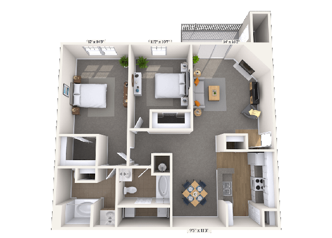 The Halley floor plan