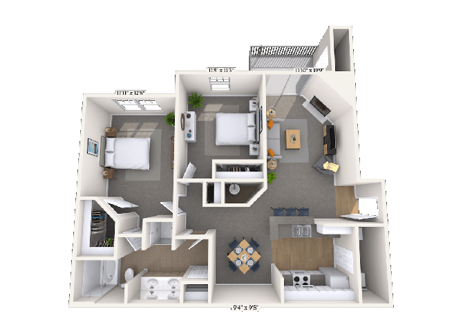 The Kepler floor plan