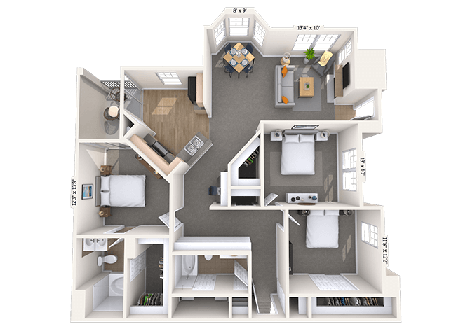 3 Bed/2 Bath