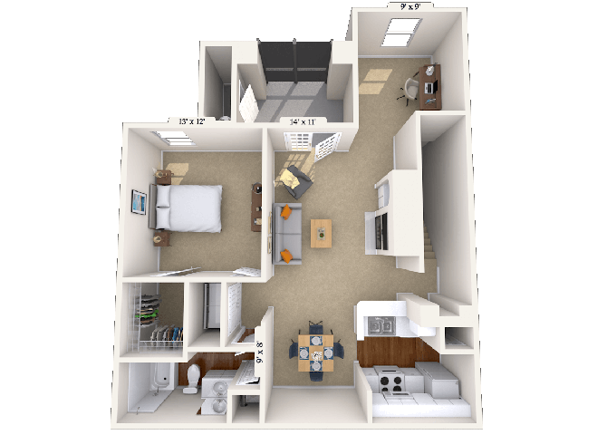 Zarya floor plan